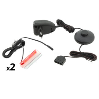 LED osvětlení 2 police - červená