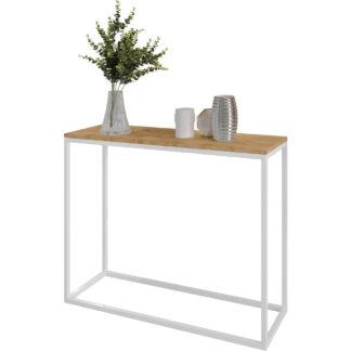 Konzolový stolek ARAMIS 100cm bílá / dub wotan