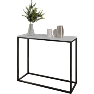 Konzolový stolek ARAMIS 100cm černá / bílá