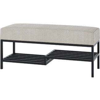 Předsíňová lavice ARAD 100cm černá / poso 100