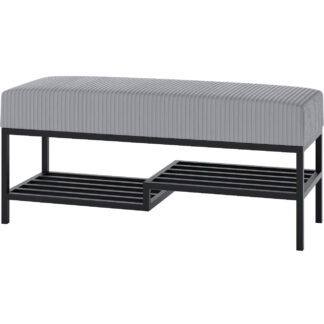 Předsíňová lavice ARAD 80cm černá / poso 55