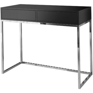 Toaletní stolek ALICANTE 80cm chrom / černá