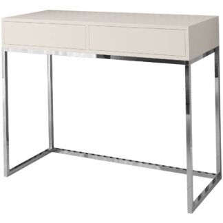 Toaletní stolek ALICANTE 100cm chrom / kašmír