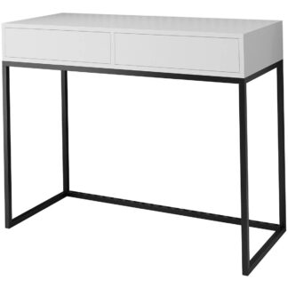 Toaletní stolek ALICANTE 80cm černá / bílá