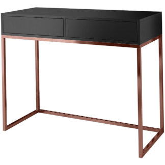 Toaletní stolek ALICANTE 100cm měď / černá