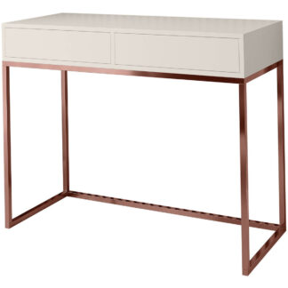 Toaletní stolek ALICANTE 100cm měď / kašmír