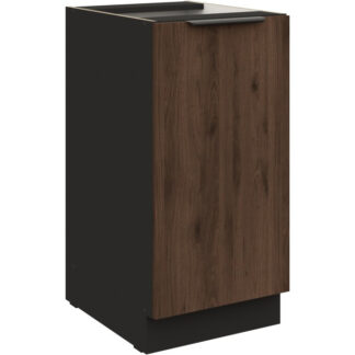 Skříňka dolní 40 SILVIA 12 černý / ořech okapi