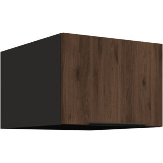 Skříňka horní 50 SILVIA 32 černý / ořech okapi