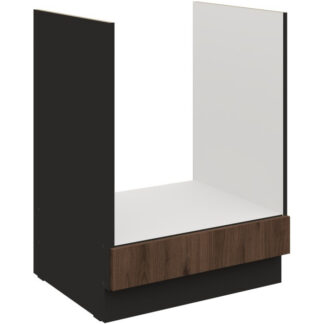 Skříňka na vestavnou troubu 60 SILVIA 07 černý / ořech okapi