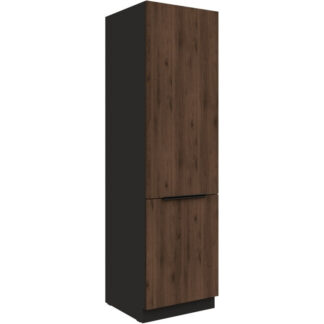 Vysoká kuchyňská skříňka 60 SILVIA 43 černý / ořech okapi