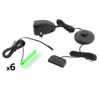 LED osvětlení 6 polic - zelená