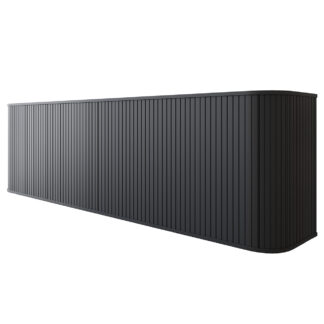 Komoda závěsná 4D ZYLIO černá / černá