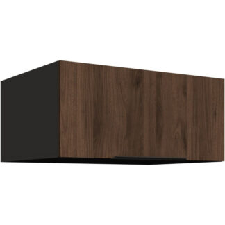 Skříňka horní 80 SILVIA 18 černý / ořech okapi