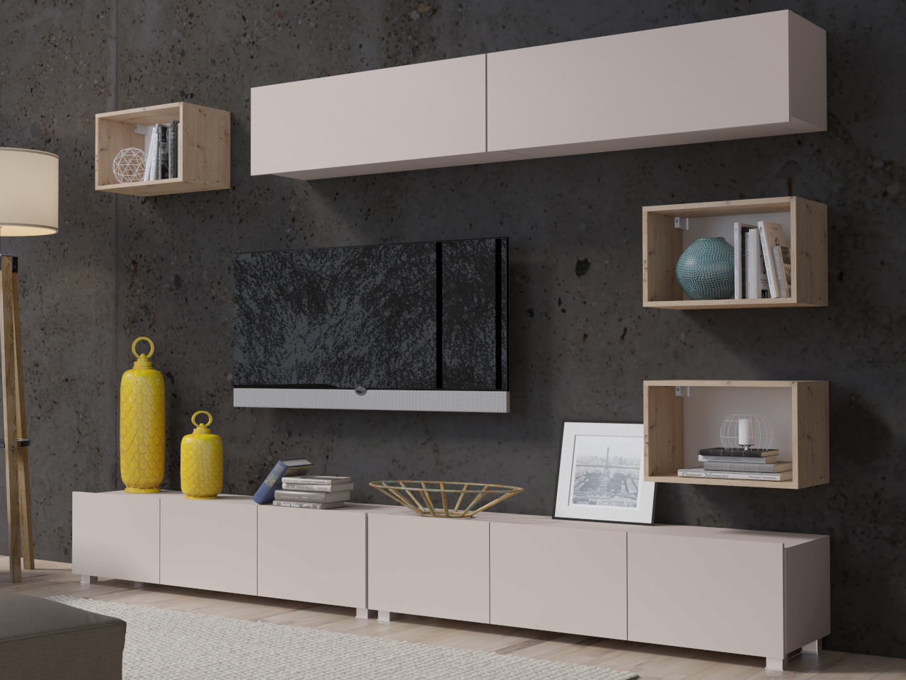 Nábytek do obýváku CALABRIA 31 kašmír