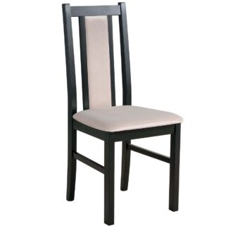 Černá židle DK11 se světlou látkou 26B