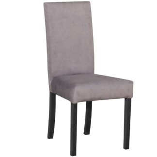 Šedá židle DK30 s černými nohami 20B