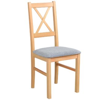 Židle DK17 grandson s šedou látkou 16B