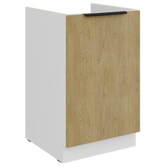 Dřezová skříňka 50 CAMERON 09 bílý / dub artisan