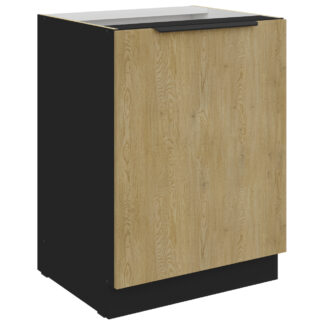 Dolní skříňka 60 CAMERON 06 černá / dub artisan