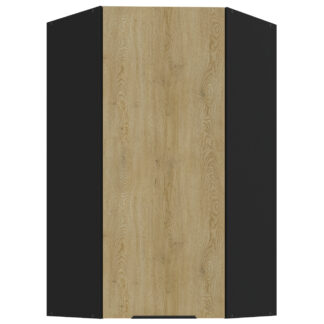 Horní skříňka 60 CAMERON 25 černá / dub artisan