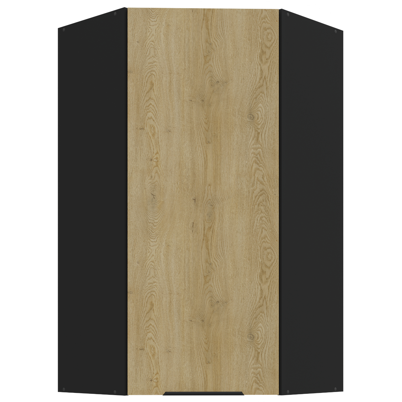 Horní skříňka 60 CAMERON 25 černá / dub artisan