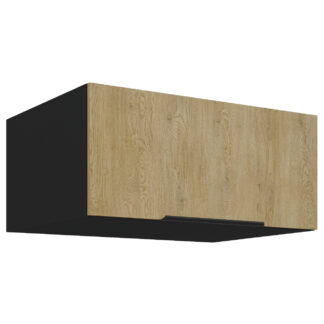 Horní skříňka 80 CAMERON 17 černá / dub artisan