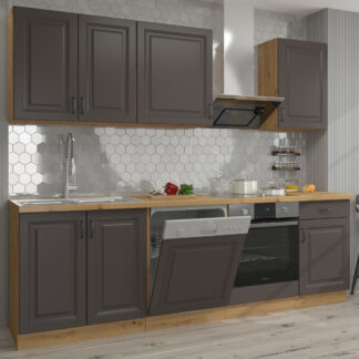 Kuchyňská linka STILL 1 dub artisan / grafit