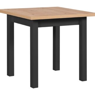 Stůl DS8 80x80/160 artisan laminát / černý
