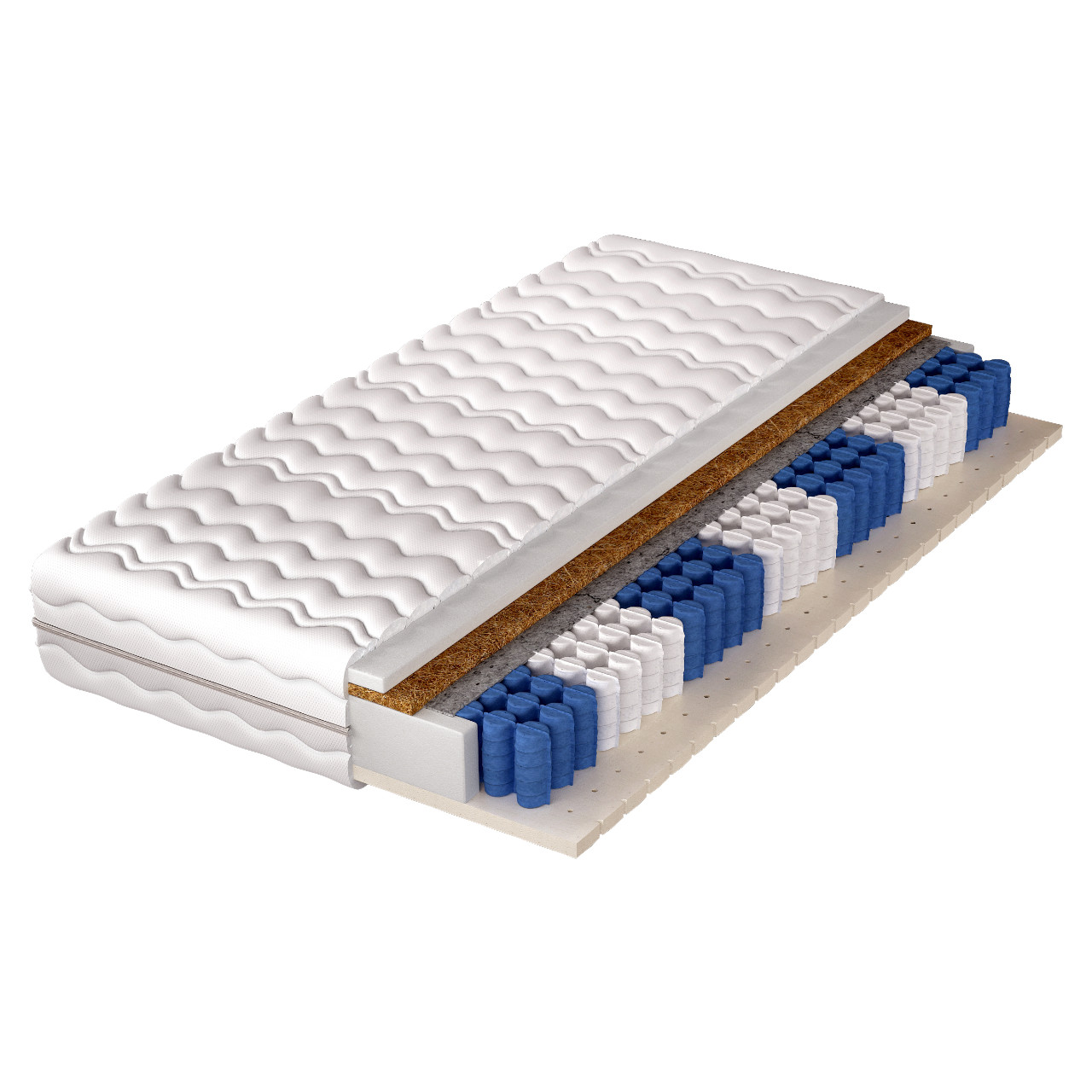 Matrace 140x200 LILO pocket latex kokos