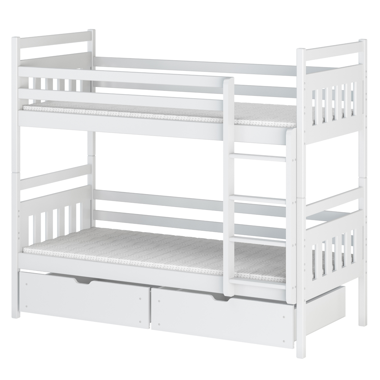 Dřevěná patrová postel DUNDY 80x160