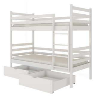 Dřevěná patrová postel DORY 90x190