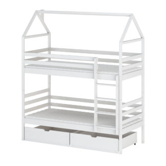 Dřevěná patrová postel ALEXIS 80x200