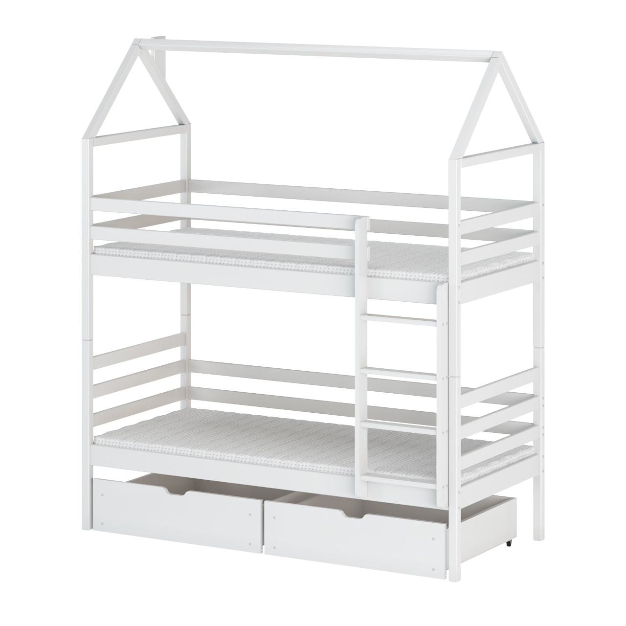 Dřevěná patrová postel ALEXIS 80x160