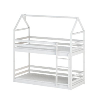 Dřevěná patrová postel VILLE 80x200