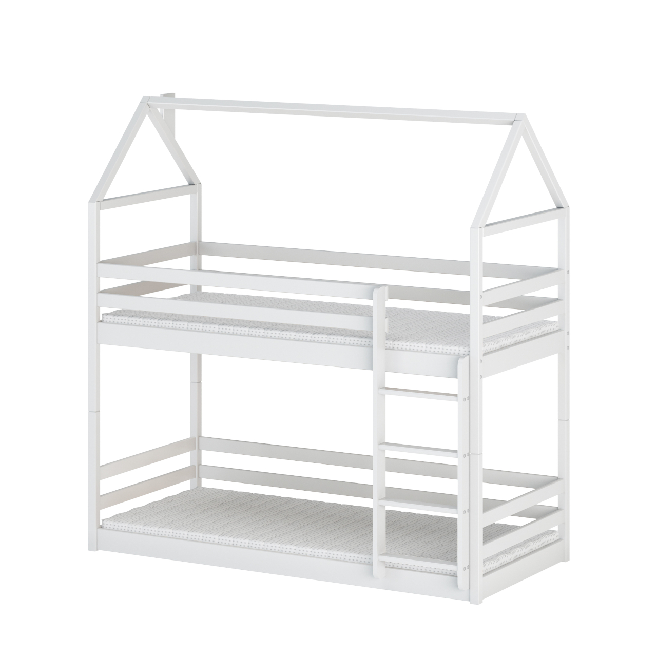 Dřevěná patrová postel VILLE 80x180