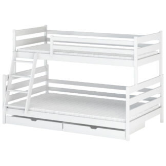 Dřevěná patrová postel ASFI 90x200