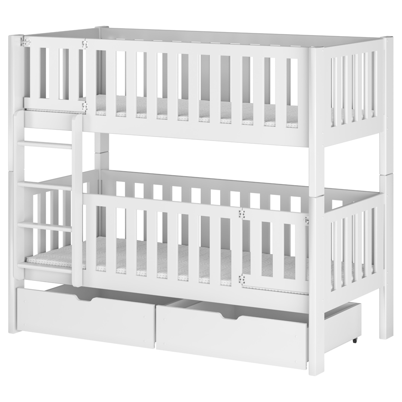 Dřevěná patrová postel REWA 80x180