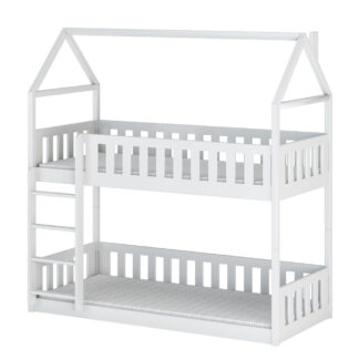 Dřevěná patrová postel POLIN 80x180