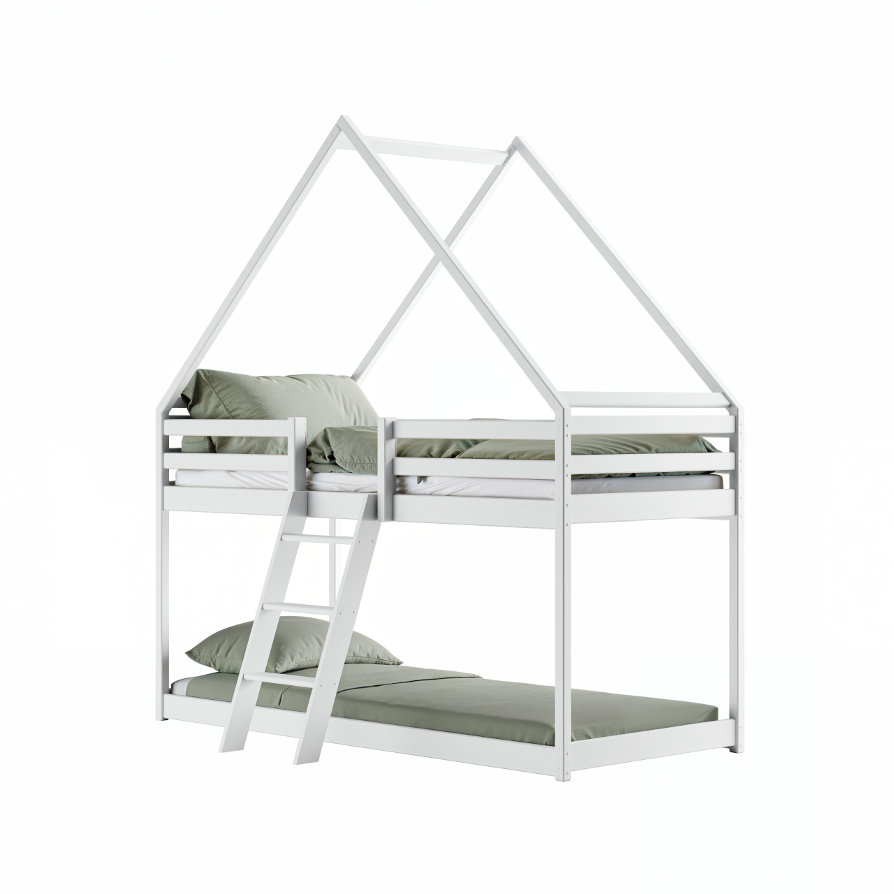 Dřevěná patrová postel CRAIG 80x180