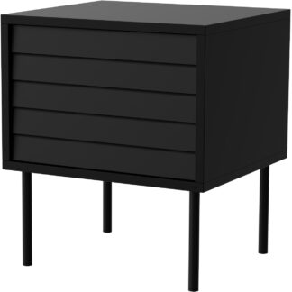 Noční stolky (2ks) AKAGI černá