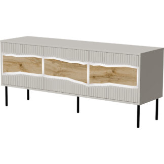 RTV komoda CONTE 150 3D kašmír / dub wotan