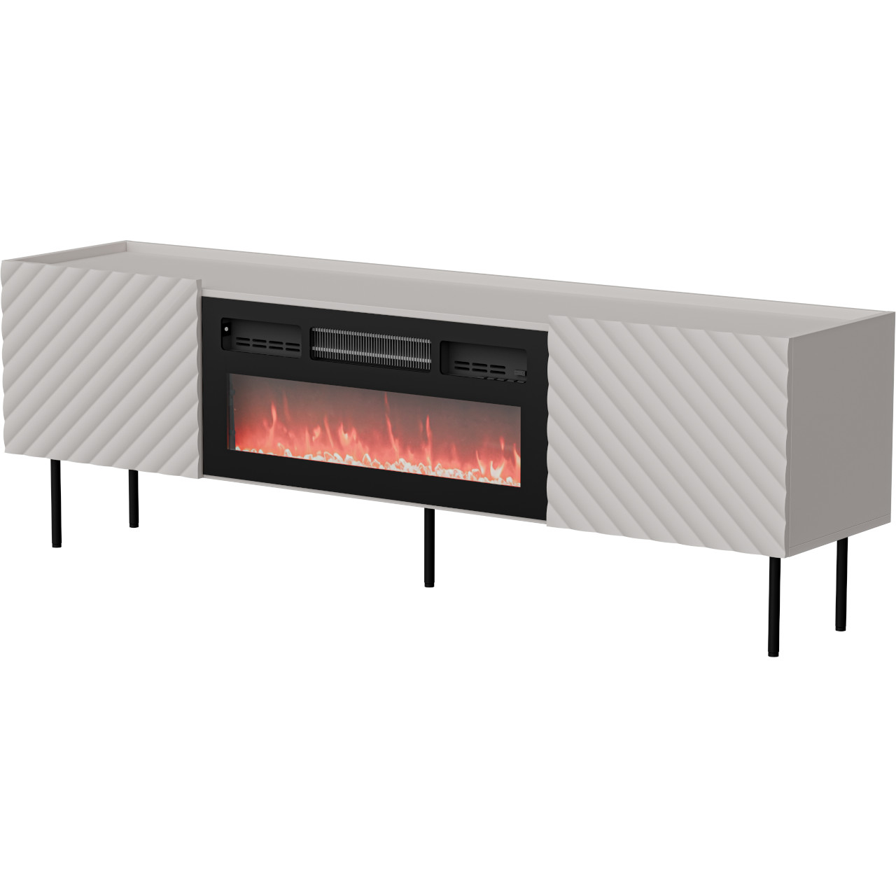 RTV komoda s krbem TESSI 180 EF kašmír