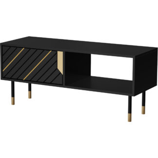 Konferenční stolek FUJI černá / zlatý