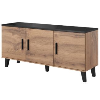 Komoda RTV LOTAR 150 3D dub wotan / černá