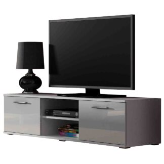 Komoda RTV BRNO SH4A bílá / bílý lesk