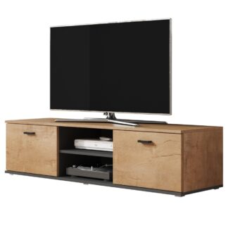 Komoda RTV BRNO SH4I dub lefkas / černá