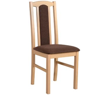 Židle DK7 v barvě sonoma s hnědou látkou 4B