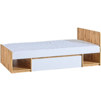 Postel 90x195 CARA 09 dub wotan / arktická bílá