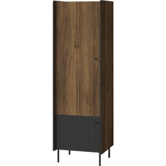 Skříň PRESTI 02 ořech warmia / černá