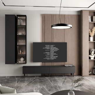 Obývací stěna FIGO 1 Černá